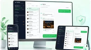 Read-only WhatsApp monitoring dashboard preview